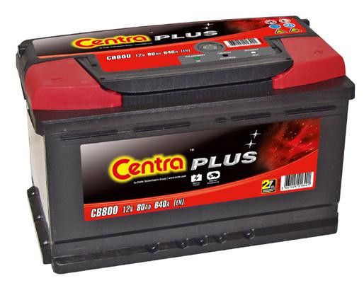 Centra Plus CB800 (80 А/ч), 640A R+