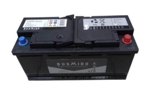 Bushido EFB (110 A/h), 1000A R+