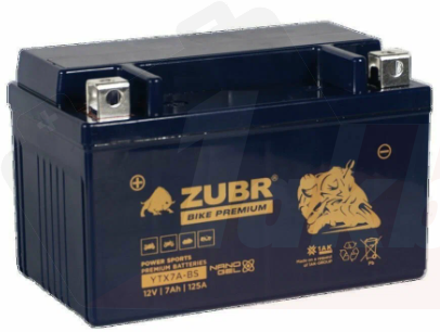 ZUBR AGM YTZ10S (10 A/h), 145A L+