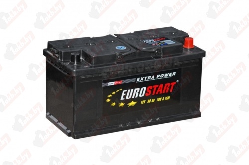 Eurostart Extra Power (90 A/h), 700А L+