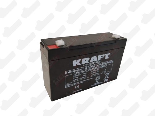 Аккумулятор для ИБП KRAFT (10 A/h) 6V 