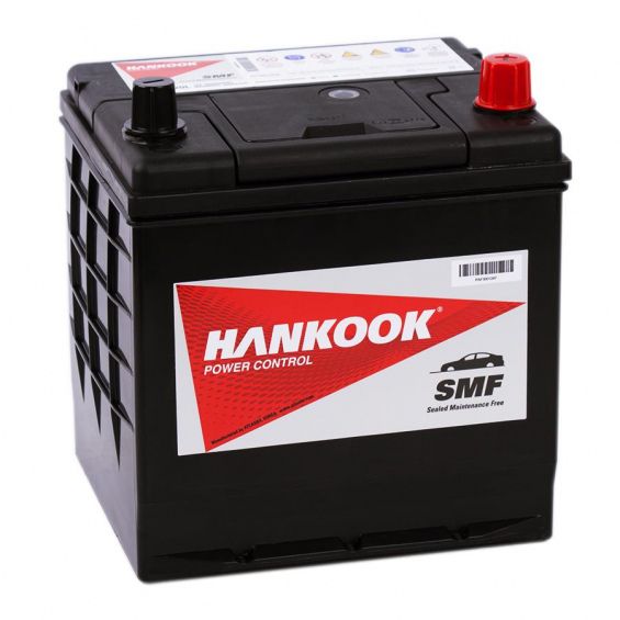 Hankook 56077 (60 А/ч, 510А) L+, узкие клеммы JIS B24L для Hyundai/Kia