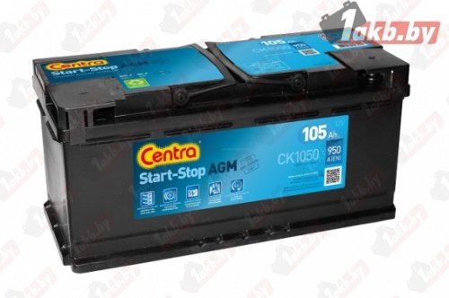 Centra START-STOP EFB CL1050 (105 A/H), 950A R+