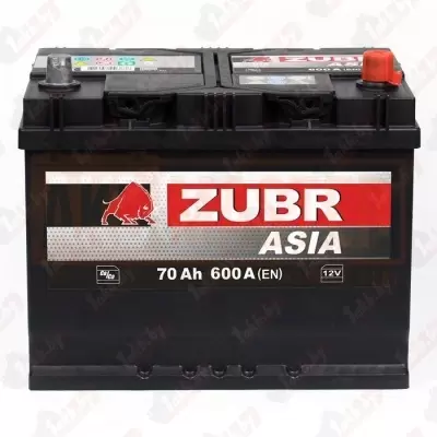 ZUBR Ultra Asia (70 A/h), 600A R+