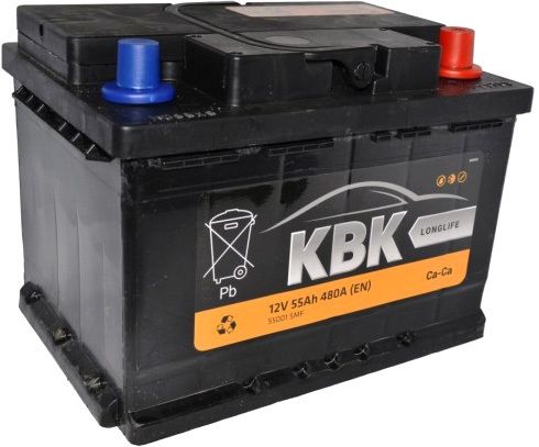 TAB KBK (55 A/h), 480A R+