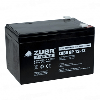 Аккумулятор для ИБП Zubr GP 12V (12 A/h)