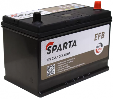 SPARTA EFB Asia (95 A/h) 850A R+