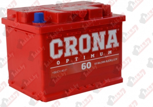 CRONA 6CT-60 (60 A/h), 500A R+