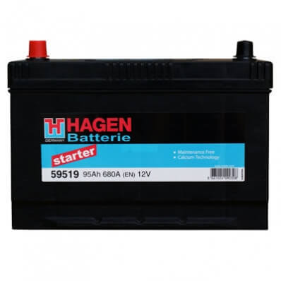 HAGEN Asia (95 A/h), 680A L+