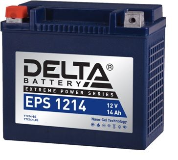 Delta EPS 1214 (YTX14-BS, YTX14H-BS) (14 A/h), 220A L+