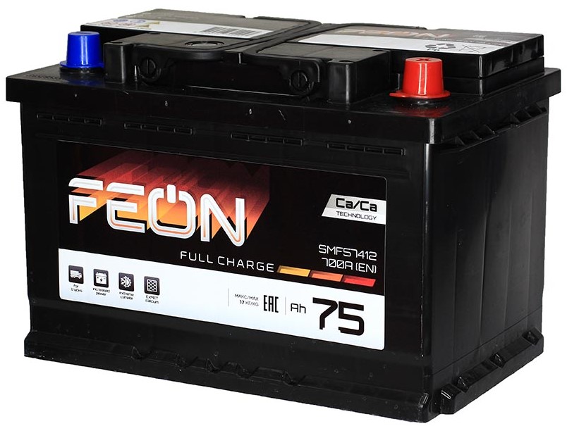 Feon (75 A/h), 700A R+ - фото 3