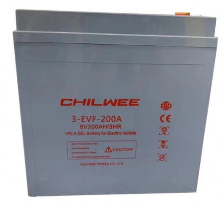 Аккумулятор для ИБП Chilwee 6V 3-EVF-200Ah (M8+DIN)