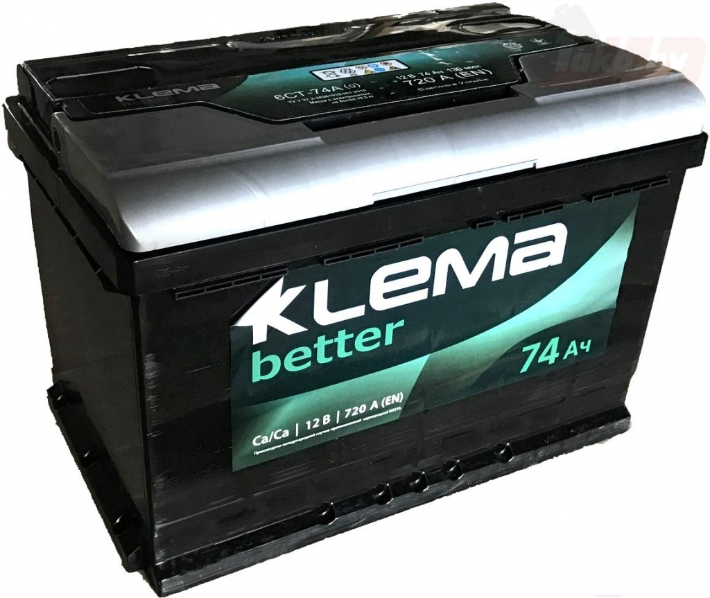 Аккумулятор Klema Better 6CT-71A (71 А/ч, 680А) Обратная полярность, низкий корпус 190мм, Ford Focus II / Mazda 3
