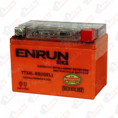 ENRUN YTX4L-BS (MF) AGM 4 (A/h) 50A R+