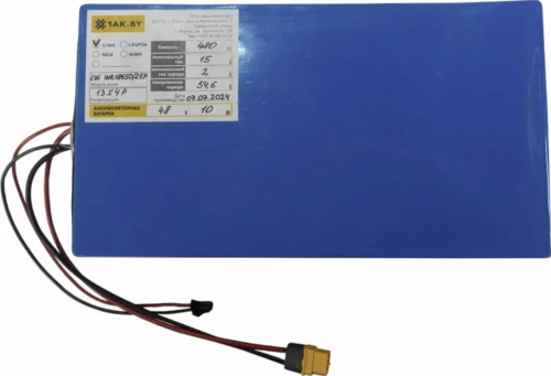 Аккумулятор для Kugoo C1, C1 Plus Li-ion 13S4P (10000 mAh), 48V