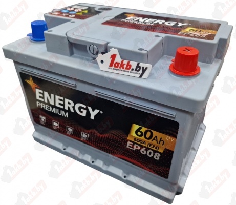 Energy Premium EP608 (60 A/h), 600A R+ низ.