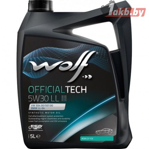 Wolf Official Tech 5W-30 LL III 5л