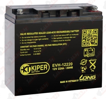 Аккумулятор для ИБП Kiper EVH-12220 12V/22Ah