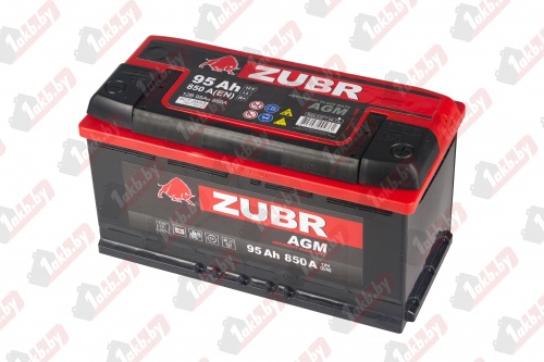 ZUBR AGM (95 A/h), 850A R+