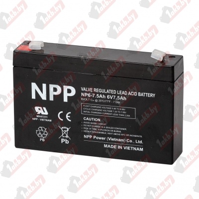 Аккумулятор для ИБП NP (7,5 A/h), 6V