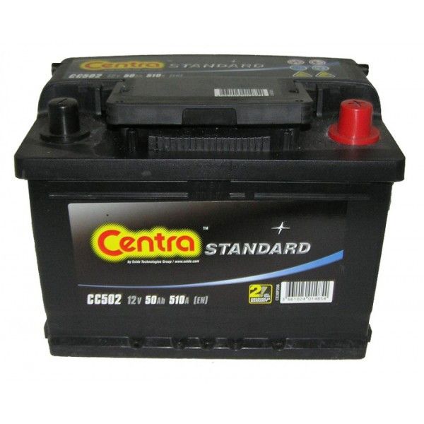 Centra Standard CC502 (50 А/ч), 510A R+