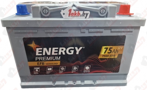 Energy Premium EFB (75 A/h), 750A R+