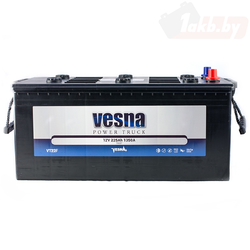 Vesna Truck 225 A/h, 1300A L+ Vesna Truck 225 A/h, 1300A L+