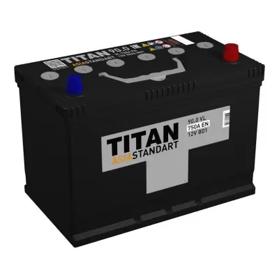 Titan Asia Standart (90 А/h), 750A R+