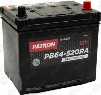 PATRON PB64-520R (64 A/h), 520A R+