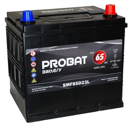 Probat Asia (65 A/h), 600A R+