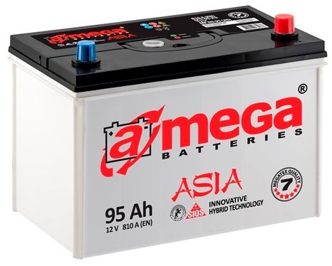 A-mega Asia 6СТ-95-А3 JR (95 А/ч), 810A