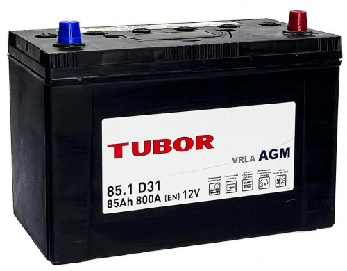 TUBOR Asia AGM (85 A/h), 800A R+