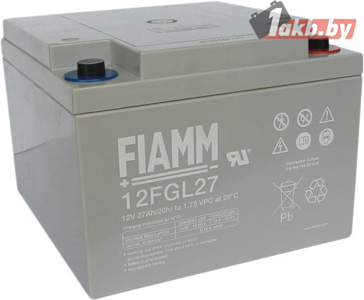 Аккумулятор для ИБП Fiamm 12FGL27 (27 A/h), 12V