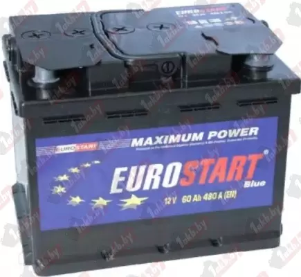 Eurostart Blue (60 A/h), 480А R+