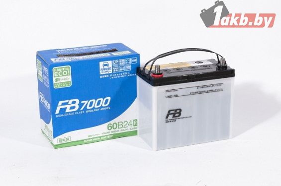 FURUKAWA 60B24R (48 А/ч, 470А) Обратная полярность, тонкие клеммы JIS для Honda/Nissan