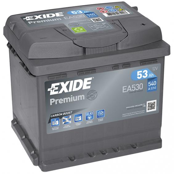 Exide Premium EA530 (53 A/h), 540A R+