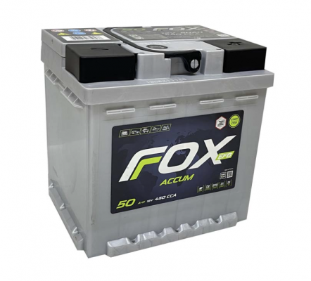 FOXACCUM EFB (50 A/h), 450A R+