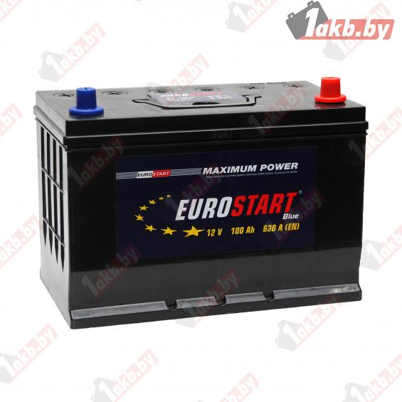 Eurostart Blue ASIA (100 А/ч, 630А) Обратная R+, низкий корпус D31 для Hyundai/Kia - фото 1