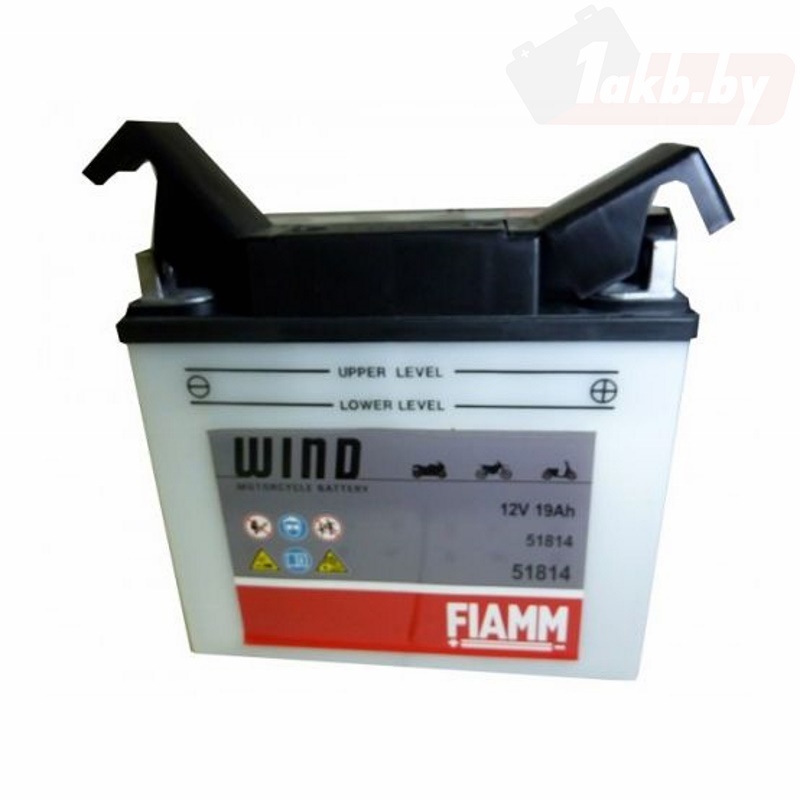 FIAMM 51814 (19 А/ч, 160А) Обратная (R+), AGM VRLA для квадроциклов и мототехники FIAMM 51814 (19 А/ч, 160А) Обратная (R+), AGM VRLA для квадроциклов и мототехники