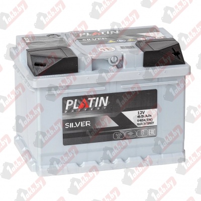 PLATIN SILVER (65 A/h), 640A R+ низ.