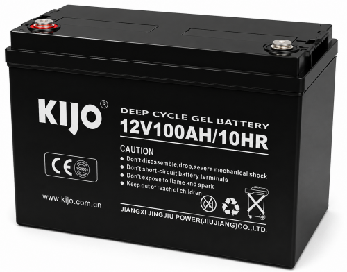 Аккумулятор Kijo NP100-12 (100 А/ч) AGM, под болт М8 для ИБП и систем безопасности
