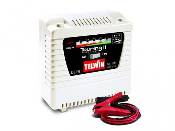 TELWIN Touring 11 (12В, 6А, 50А) Пуско-зарядное устройство Трансформаторное с амперметром