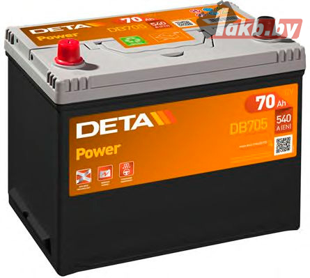 Deta Power DB705 (70 A/h), 540A L+