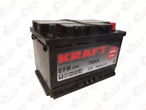KRAFT EFB (70 A/h), 760A R+
