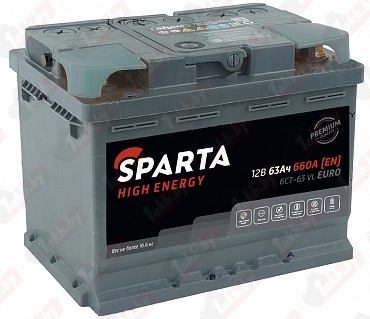 SPARTA High Energy (63 A/h), 660A R+