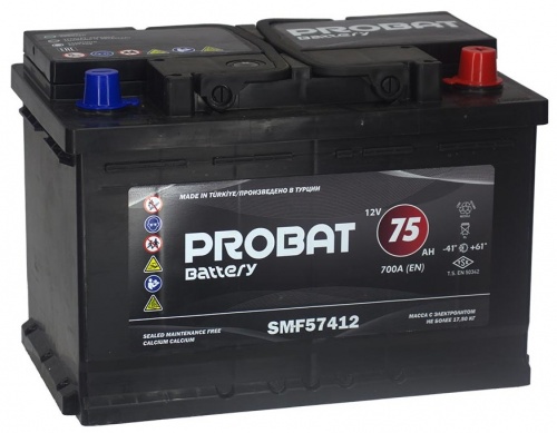 Probat (75 A/h), 700A R+