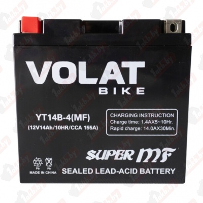 VOLAT YT14B-4 AGM (14 A/h), 155A L+