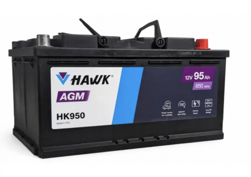 Аккумулятор Hawk AGM (95 A/h), 850A R+ Аккумулятор Hawk AGM (95 A/h), 850A R+