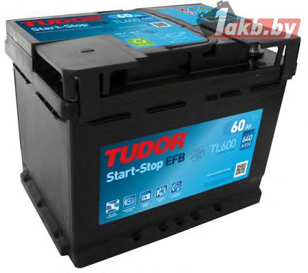 Tudor Start-Stop EFB TL600 (60 A/h), 640A R+