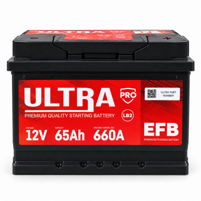 Аккумулятор ULTRA PRO EFB (65 A/h), 660A R+ низ. Аккумулятор ULTRA PRO EFB (65 A/h), 660A R+ низ.